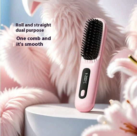 2 In 1 Straightener & Curler USB
