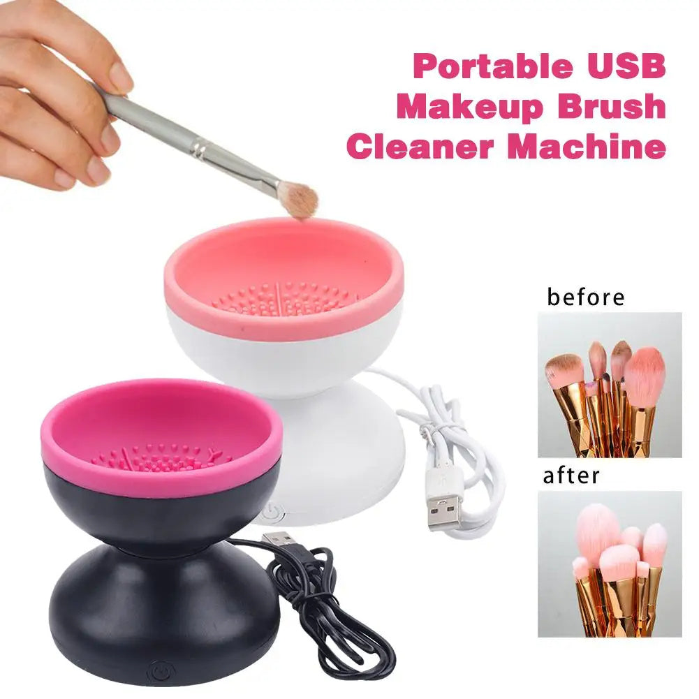 Portable Makeup Brush Cleaner Machine