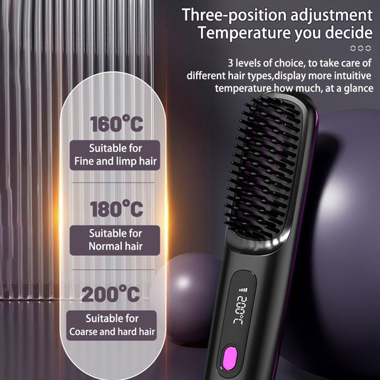 2 In 1 Straightener & Curler USB