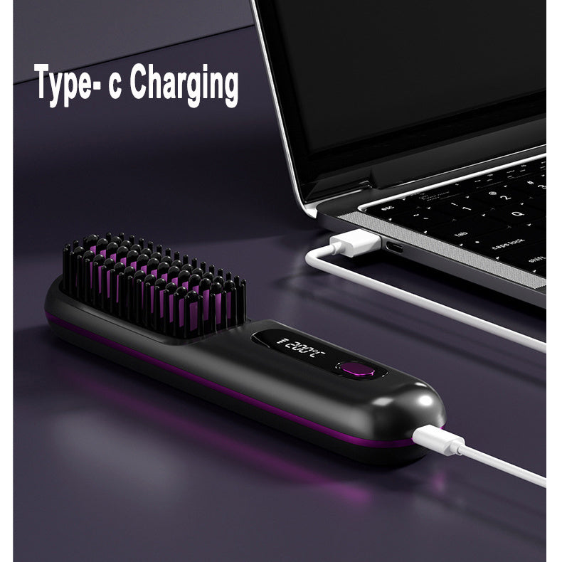 2 In 1 Straightener & Curler USB