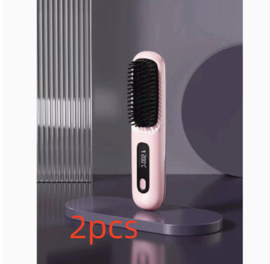 2 In 1 Straightener & Curler USB