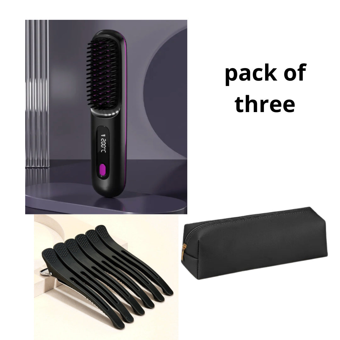 2 In 1 Straightener & Curler USB